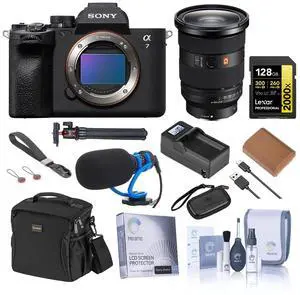 Sony Alpha a7 IV Camera with FE 24-70mm f/2.8 GM II Lens, with Accessories Kit