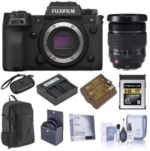 Fujifilm X-H2S Camera w/XF 16-55mm f/2.8 R LM WR Lens, Bundle w/Accessory Kit
