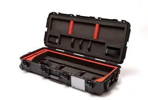 Nanuk 991 Wheeled Waterproof Hard Case with Foam Insert for Bows, Black