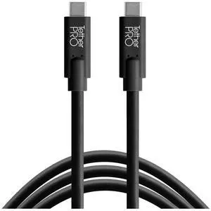 Tether Tools TetherPro USB-C to USB-C Cable, 15', Black