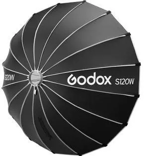 Godox Bowens Mount Quick Release Umbrella Softbox (Black/White, 47.2")