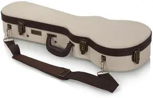 Gator Cases Journeyman Concert Style Ukulele Deluxe Wood Case, Beige