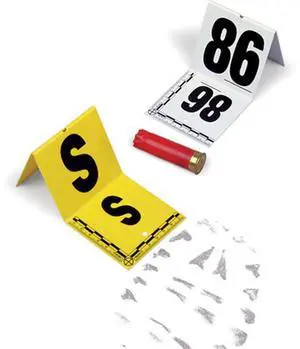 Safariland EVI-PAQ Standard ID Tents, 1-20 Sequence, Yellow #IDT-0120Y