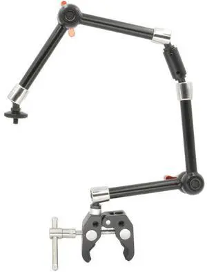 GyroVu Clamp Mount with Dual Heavy Duty 11" Articulated Arm Monitor Mounts