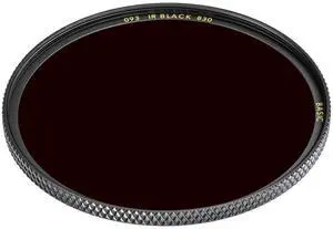 B + W 55mm Basic 093 Infrared Filter, Black Red 830 #65-1102778