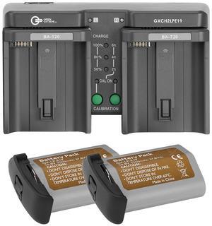 Green Extreme 2x LP-E19 37.8Wh 10.8V 3500mAh Camera Battery and Dual Charger Kit