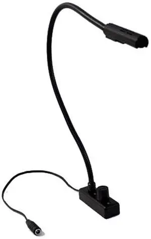 Littlite L-2 Series Low Intensity 12" Permanently Attached Gooseneck Lampset, No Power Supply