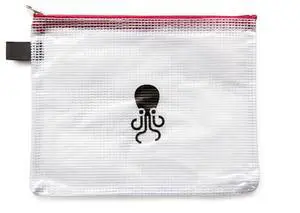 Tentacle Sync Mesh Pouch with One Pocket, Red #A03