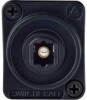Switchcraft Fiber Optic Toslink Female Feedthru Jack with 4-40 Mounting Screws