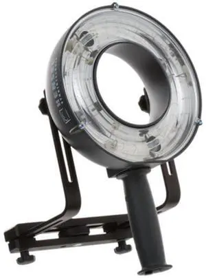 Hensel Hensel Ringflash 3000-XS, 3000 Watt Second Flash Head with Built-in Camera Mount, Attached 16.5' Cable