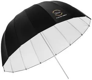 Glow Easy Lock Medium Deep White Fiberglass Umbrella (33")