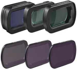 Freewell Macro, Wide Angle and Anamorphic Lens Kit with ND Filters for DJI Osmo Pocket 3
