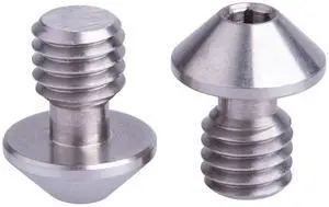ProMediaGear A23 3/8"-16 Screw with 5/32" Head for Mounting Long Lenses, Set of 2