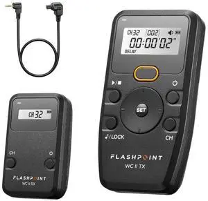 Flashpoint Wave Commander II Wireless Shutter Kit for Canon Cameras with 3-Pin