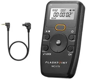 Flashpoint Wave Commander II Remote Tx with Cable for Canon Cameras with 3-Pin