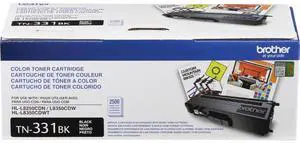 Brother TN331 Standard Yield Toner Cartridge, Up to 2500 Pages, Black