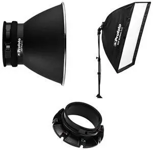 Profoto Speedring for Off Camera Flash (OCF) for Profoto B1,B2, B1X and B10s - Bundle with 2x3' Softbox and Reflector