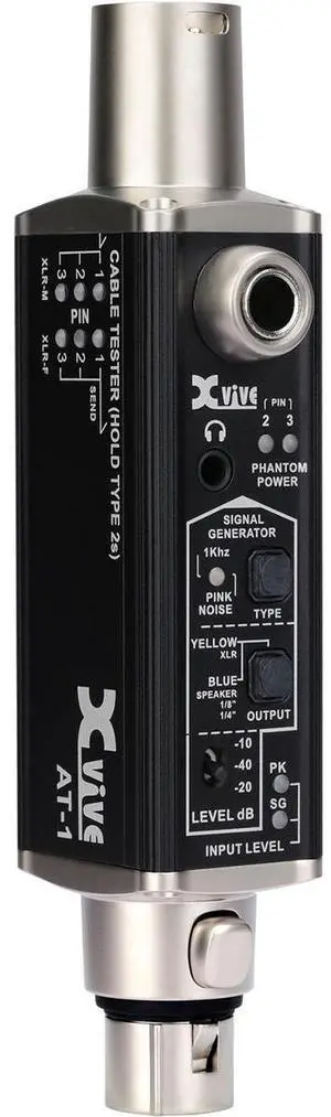 XVIVE AT-1 XLR and 1/4" Portable Audio Cable Tester