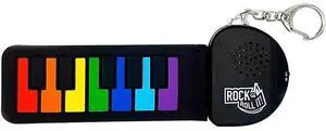 MUKIKIM Rock and Roll It Micro Rainbow Piano with Keychain #MUK-PNRBW-MINI MUKIKIM Rock and Roll It Micro Rainbow Piano with Keychain #MUK-PNRBW-MINI