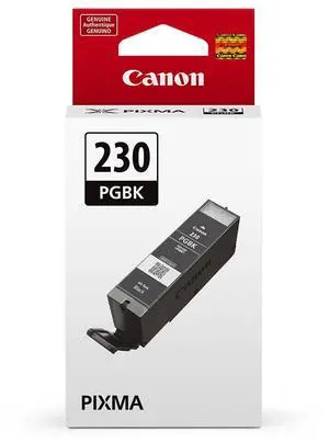 Canon PGI-230 18.5ml Pigment Ink Tank for PIXMA TS8820 Printer, Black