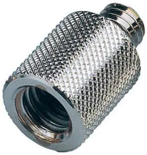 K&M 218 Thread Adapter, 1/2" Female to 3/8" Male, Zinc-Plated #21800.000.29