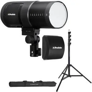 Profoto B30 500W Off Camera Flash Head, Bundle w/Li-Ion Battery,9.5' Light Stand