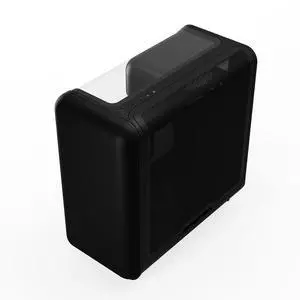 HYTE CS-HYTE-X50G-BB Black ABS / Steel / Tempered Glass ATX Mid Tower Case (Computer Cases - ATX Form)