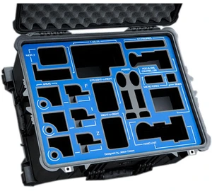 Jason Cases Case for Hand Unit 3 and MDR-3 4 Channel Motor Driver, Blue Overlay Jason Cases Case for Hand Unit 3 and MDR-3 4 Channel Motor Driver, Blue Overlay