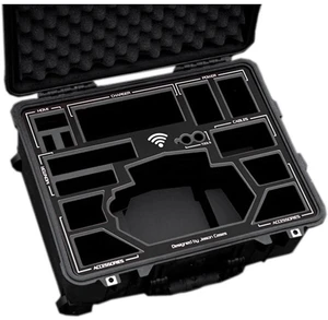 Jason Cases Protective Case with Foam for MoVI Controller, Black Overlay Jason Cases Protective Case with Foam for MoVI Controller, Black Overlay