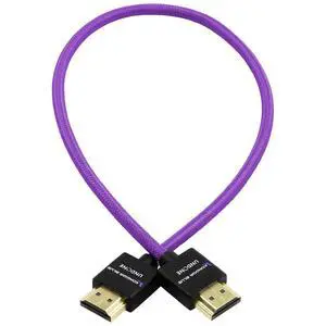 Kondor Blue 18" Gerald Undone MK2 Full HDMI Nylon Braided Cable, Purple Kondor Blue 18" Gerald Undone MK2 Full HDMI Nylon Braided Cable, Purple