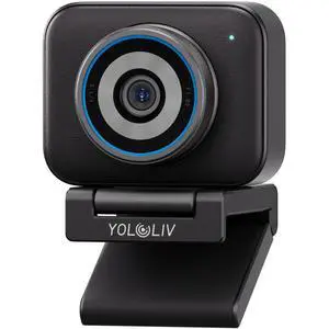 YoloLiv YoloCam S3 4K Ultra HD AI-Powered Live Streaming Webcam, Black YoloLiv YoloCam S3 4K Ultra HD AI-Powered Live Streaming Webcam, Black