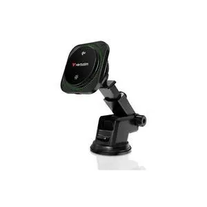 Verbatim Charge 'n' Drive Qi2 15W Magnetic Wireless Car Charger w/RGB Lighting Verbatim Charge 'n' Drive Qi2 15W Magnetic Wireless Car Charger w/RGB Lighting
