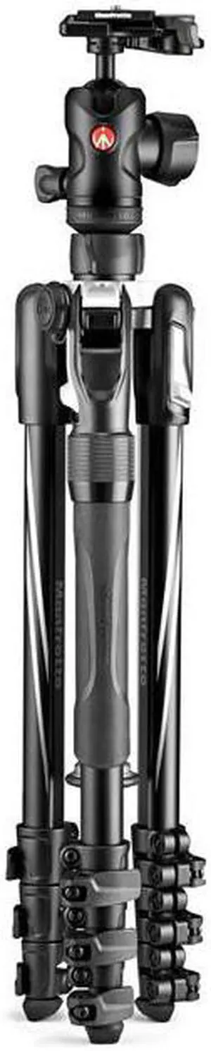 Manfrotto Befree 2N1 Aluminium Tripod/Monopod, 494 Ball Head, Lever Locks, Black