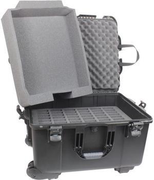 Williams Sound Large Heavy-Duty Carry Case with Wheels (60 Slots + Tray) #CCS054