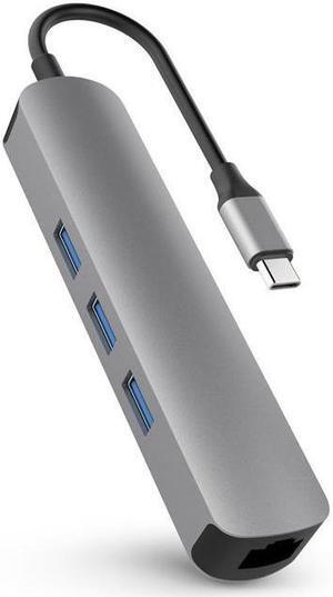 Sanho HyperDrive 6-in-1 USB-C Hub with 4K HDMI Output, Space Gray #SAHD233BG