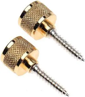 Gretsch Strap Buttons with Mounting Hardware for Guitars, Gold #9221029000
