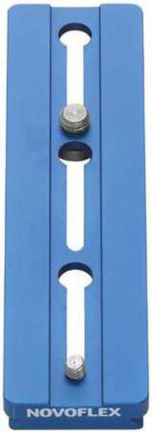 Novoflex Auto Q=base 6" Plate w/1/4" & 3/8" Camera Screws & 2 thread positions