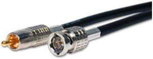 Canare BNC to RCA Broadcast Cable with LV-61S, 25' - Black #CB-PP-C-25B