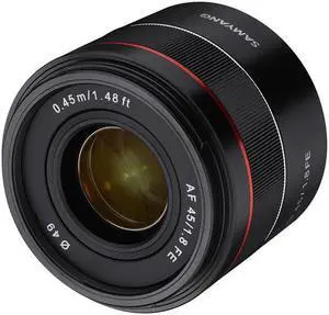 Samyang 45mm f/1.8 AF Ultra Compact Lens for Sony E Mount #SYIO45AF-E