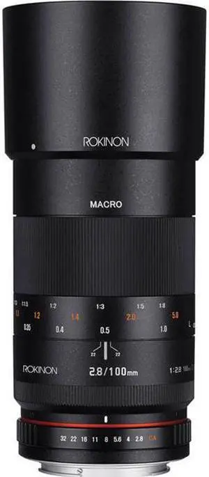 Rokinon 100mm F2.8 Full Frame Macro Lens for Fujifilm X Mount Camera #100M-FX