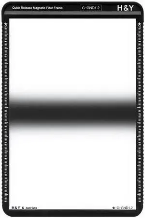 H&Y 100x150mm HD MRC Center GND 1.2 Filter (4-Stops), Magnetic Filter Frame
