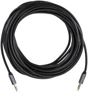 H&A Stereo Mini Male to Stereo Mini Male Auxilary Cable (Gold Series) 25'