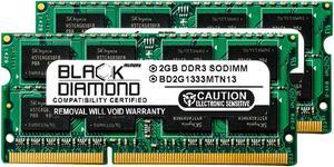 4GB 2X2GB RAM Memory for Compaq HP All-in-One 200 Quad Black Diamond Memory Module DDR3 SO-DIMM 204pin PC3-10600 1333MHz Upgrade