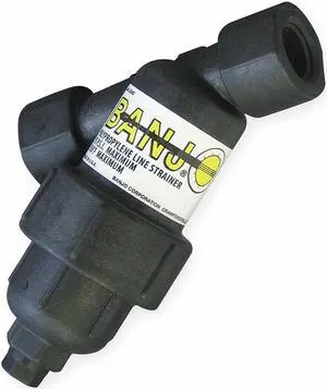 BANJO LS125-40 Y Strainer, 1-1/4" Pipe, FNPT x FNPT, Polypropylene, 150 psi