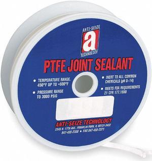 ANTI-SEIZE TECHNOLOGY 28007 Joint Sealant,Ribbon,1/4"X50',White