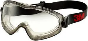 3M™ GoggleGear™ GG2891-SGAF, Indirect Vent, Clear SGAF Lens, 10 ea/case