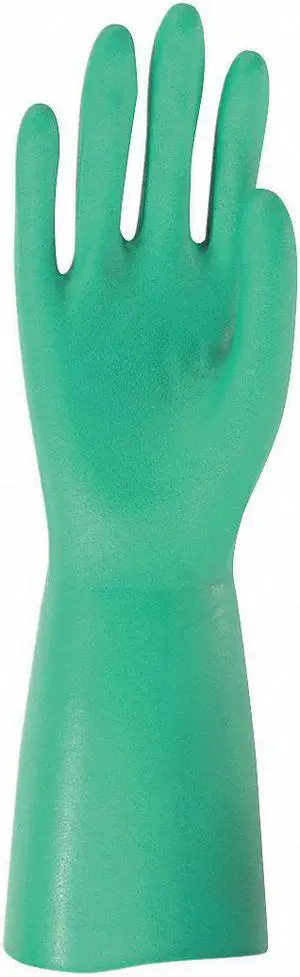 Mcr Safety Chemical Resistant Gloves, Size 2XL, 13"L, Green ,  12 PK Green 5311E