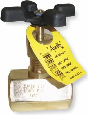 APOLLO 6090301 Globe Valve,1/2 In.,FNPT,Brass