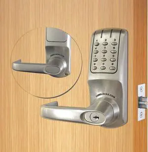 Codelocks Electronic Key Lock,3 hr. Fire Rating  CL5210-BS