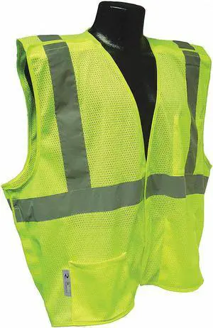 Radians High Visibility Vest,2XL,Green,30in.,HL  SV4GM2X